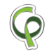 The CPRN logo in shades of green as a lapel pin